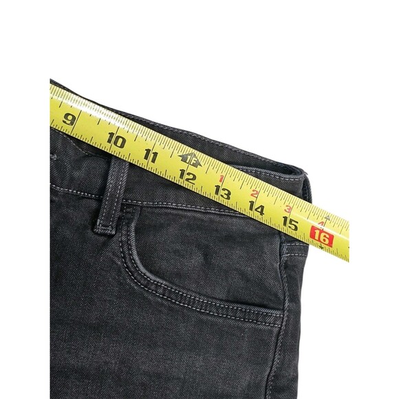 Joe's Jeans Denim Shorts The Ozzie 4" Cut Off Womens Size 28 Washed Black Gray - Picture 9 of 14